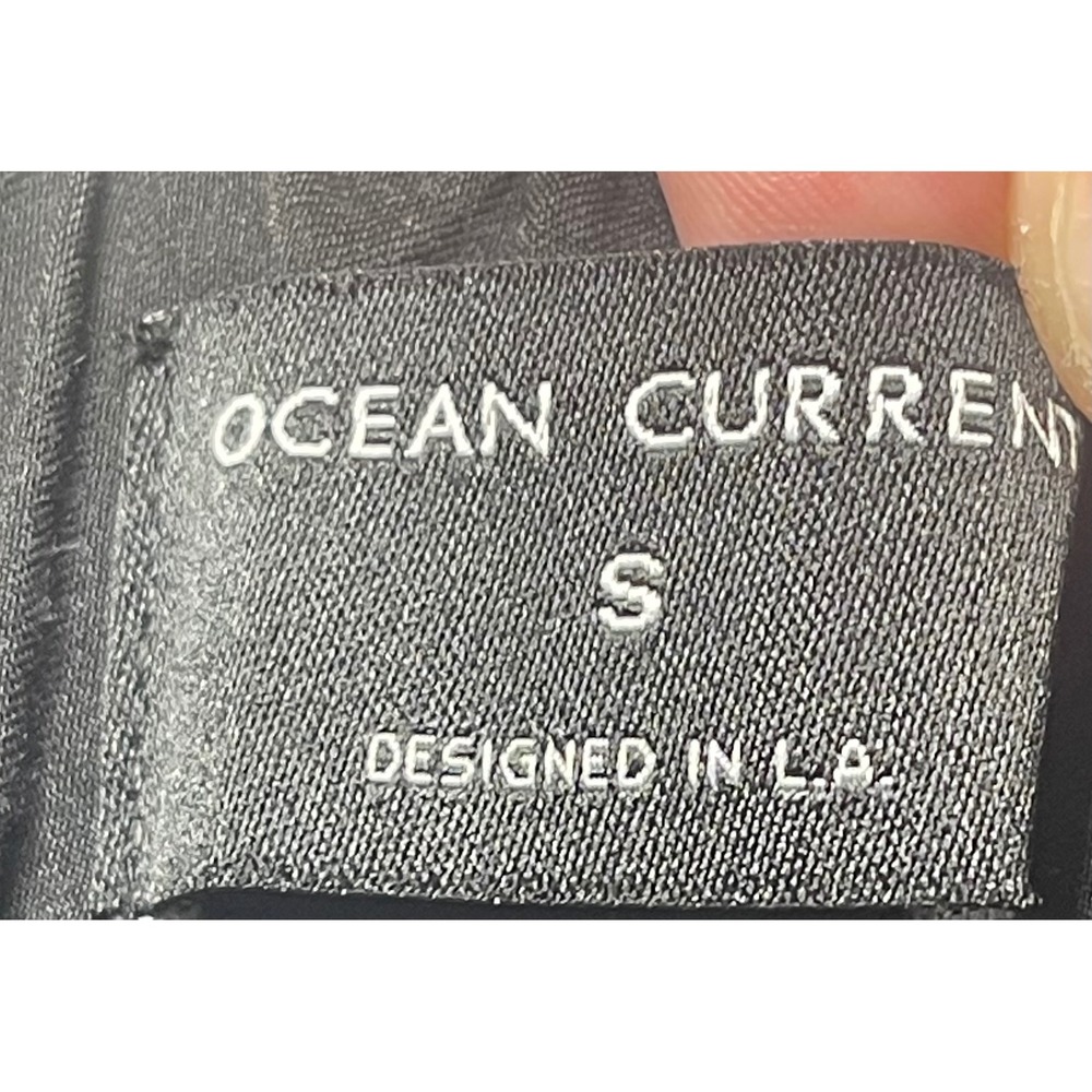 Ocean Current Mens Black Board Shorts Swim Trunks Size S Geometric - Picture 3 of 8